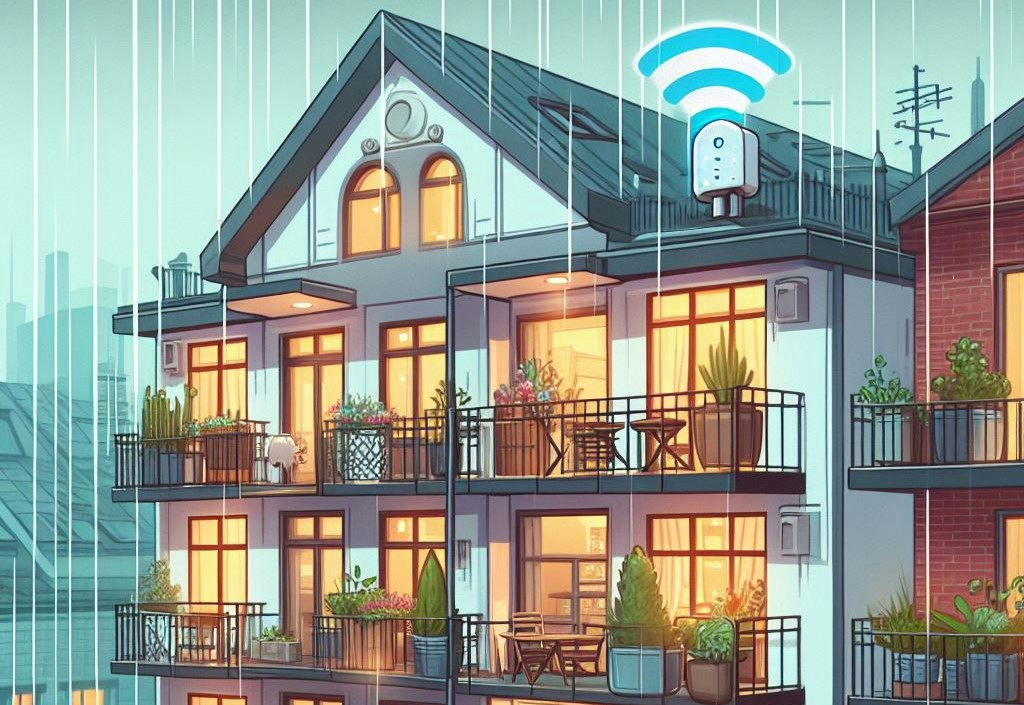 The Wi-Fi only works when it’s raining